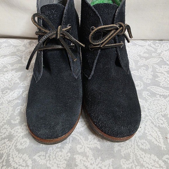 Sperry Top Sider Womens Black Wedges Size 7 - Picture 4 of 9